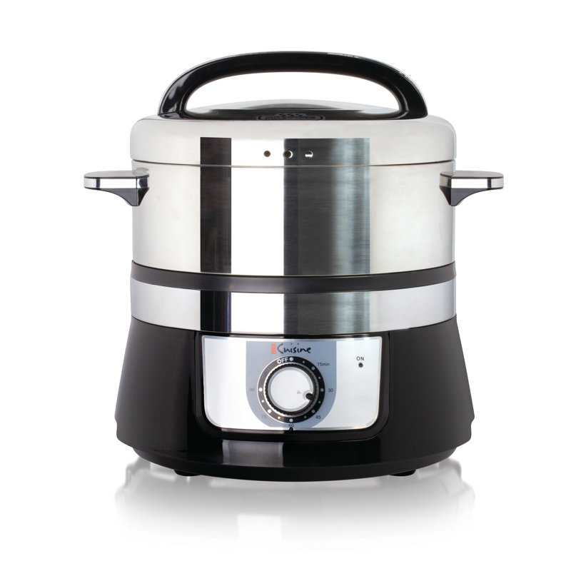 Euro Cuisine 5 Qt. Electric Food Steamer & Reviews Wayfair